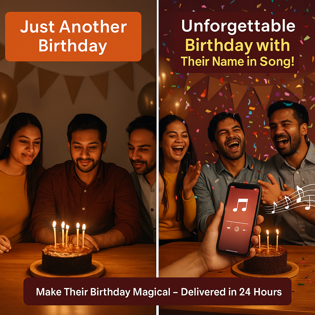Personalized Birthday Song with Name & Story – Unique Gift for Loved one