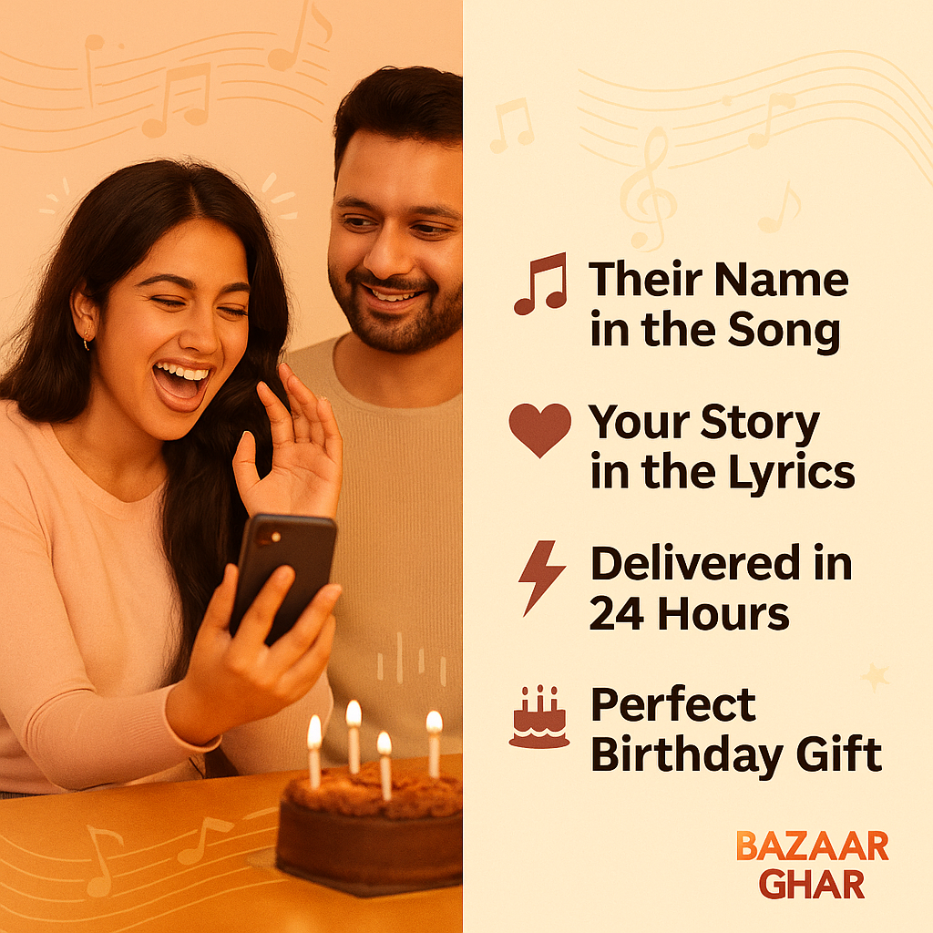 Personalized Birthday Song with Name & Story – Unique Gift for Loved one