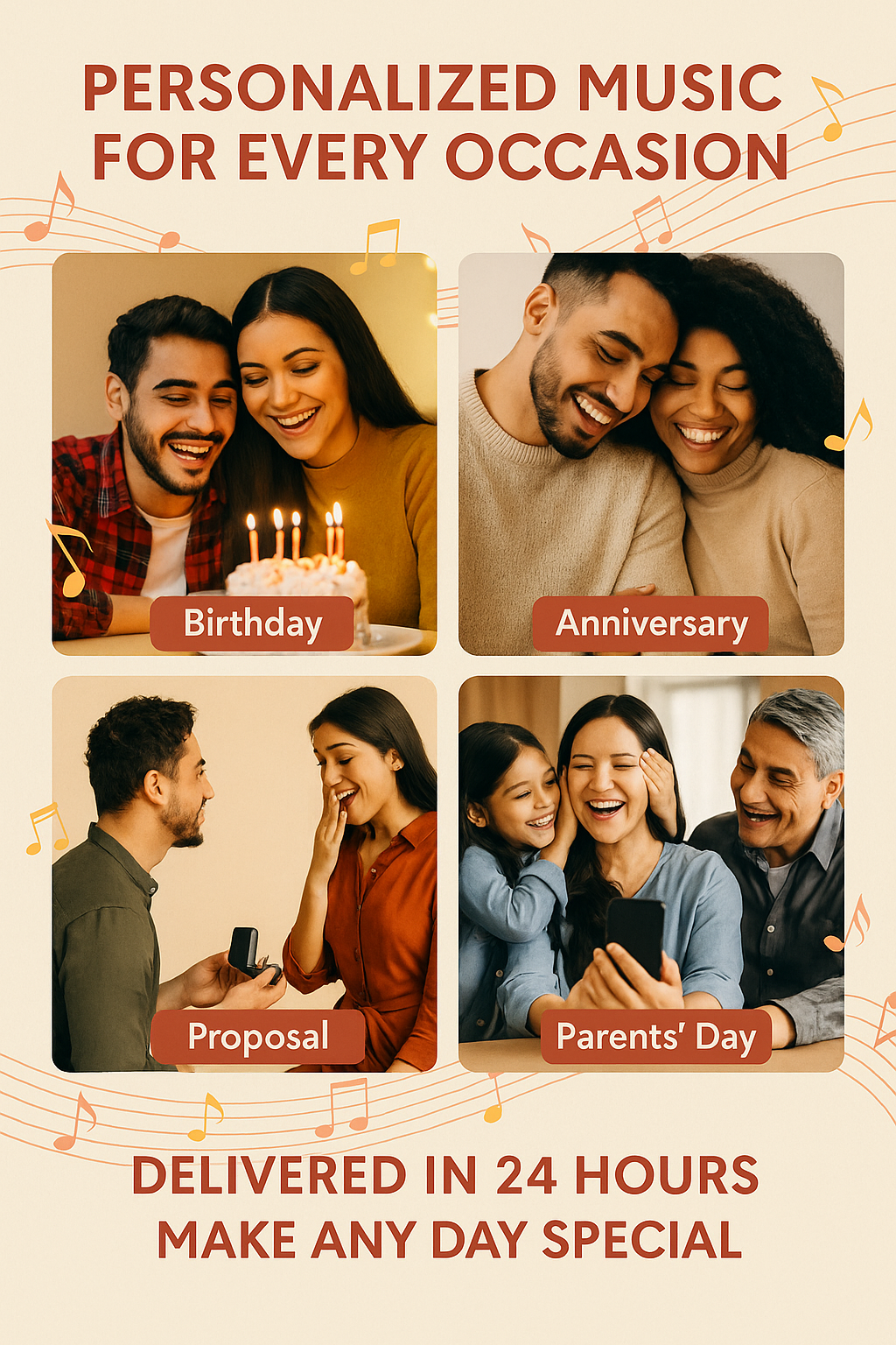 Personalized Birthday Song with Name & Story – Unique Gift for Loved one