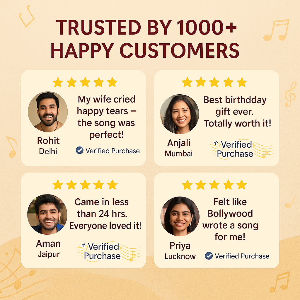 Personalized Birthday Song with Name & Story – Unique Gift for Loved one