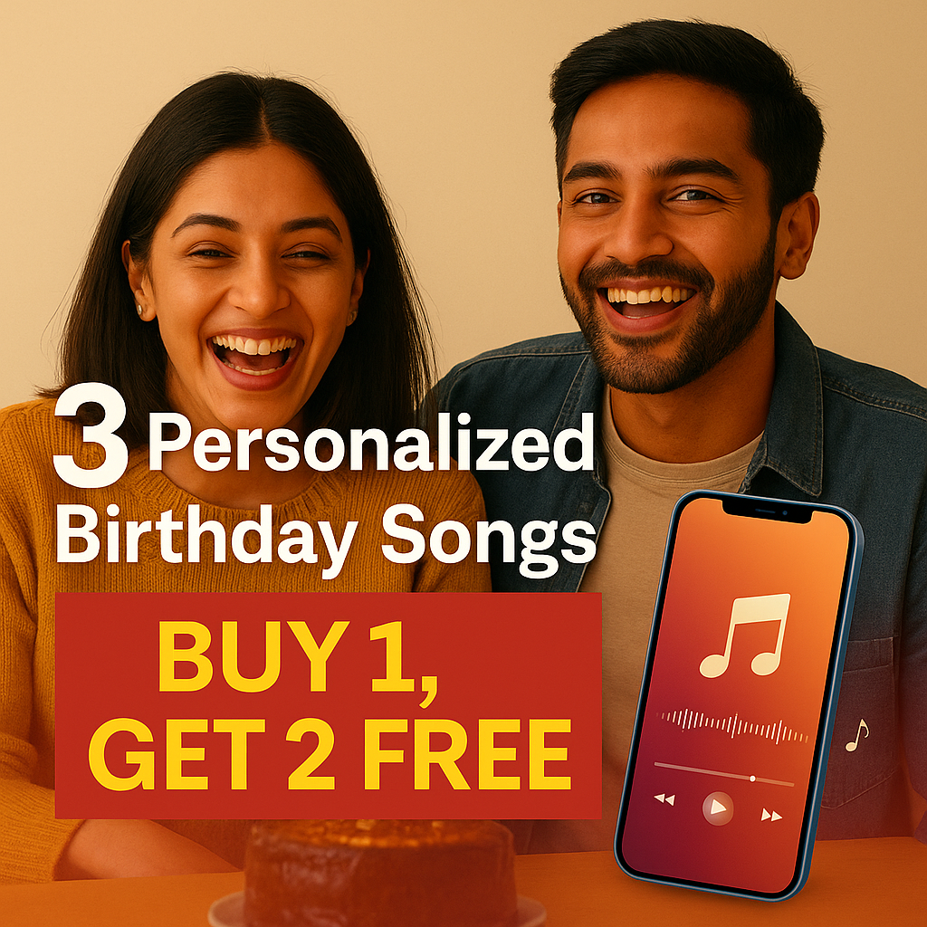 Personalized Birthday Song with Name & Story – Unique Gift for Loved one