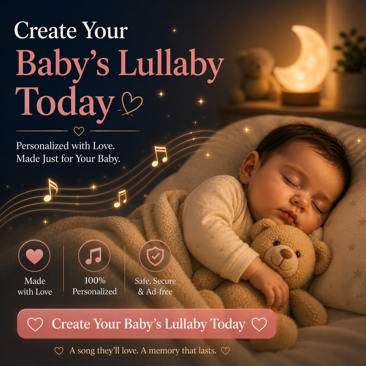 Personalised Baby Name Lullaby Song