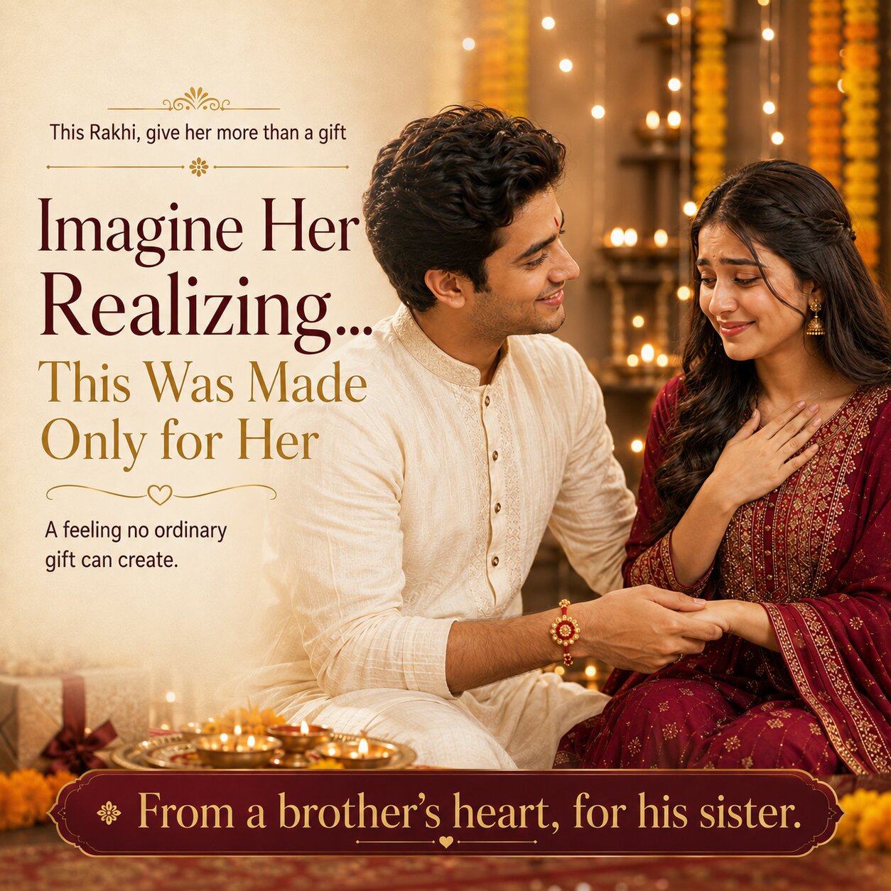 Personalized Rakhi Song Gift for Brother & Sister