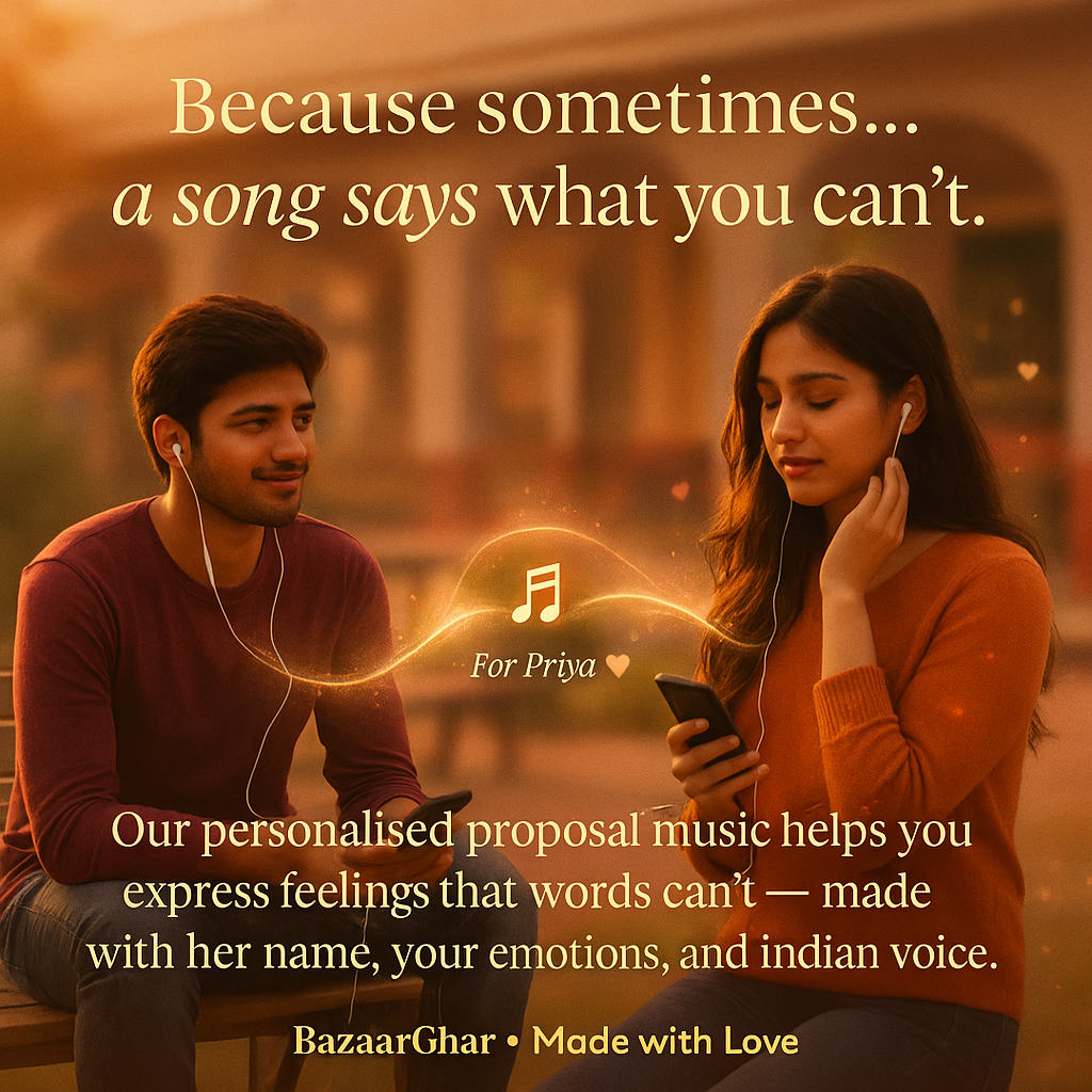 Personalised Proposal Song