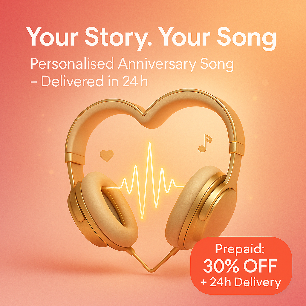 Personalized Anniversary Song | Custom Name & Love Story Music Gift