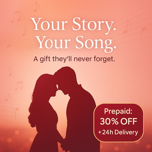 Personalized Anniversary Song | Custom Name & Love Story Music Gift
