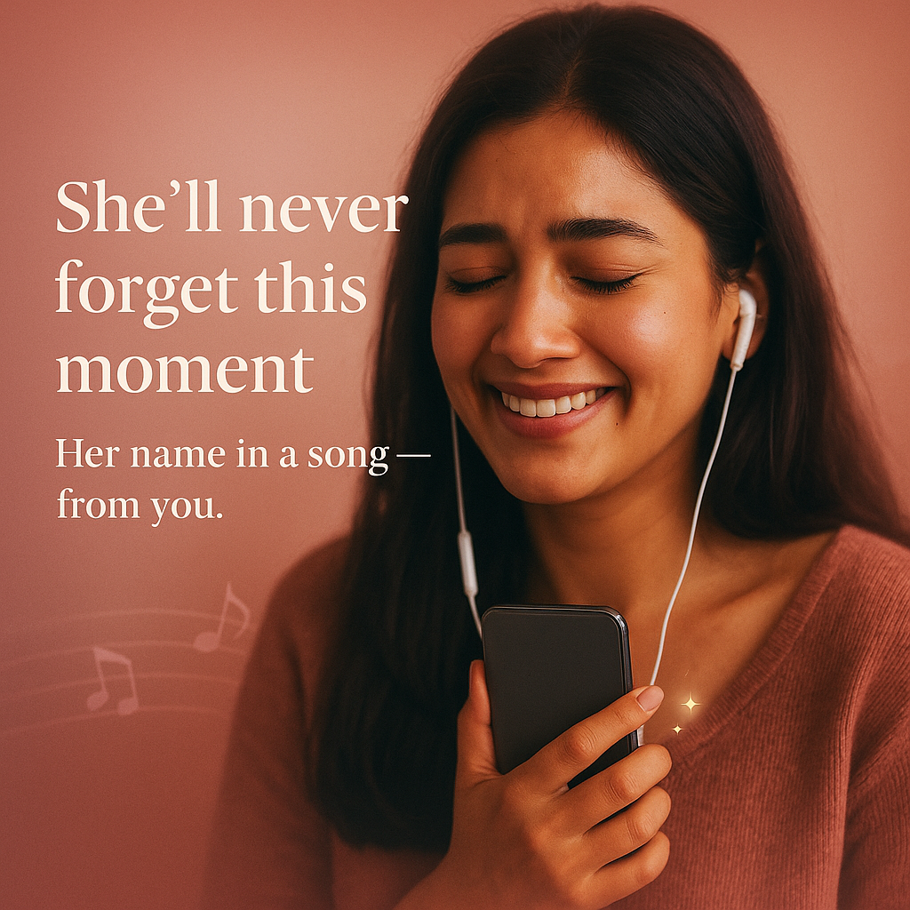 Personalized Anniversary Song | Custom Name & Love Story Music Gift