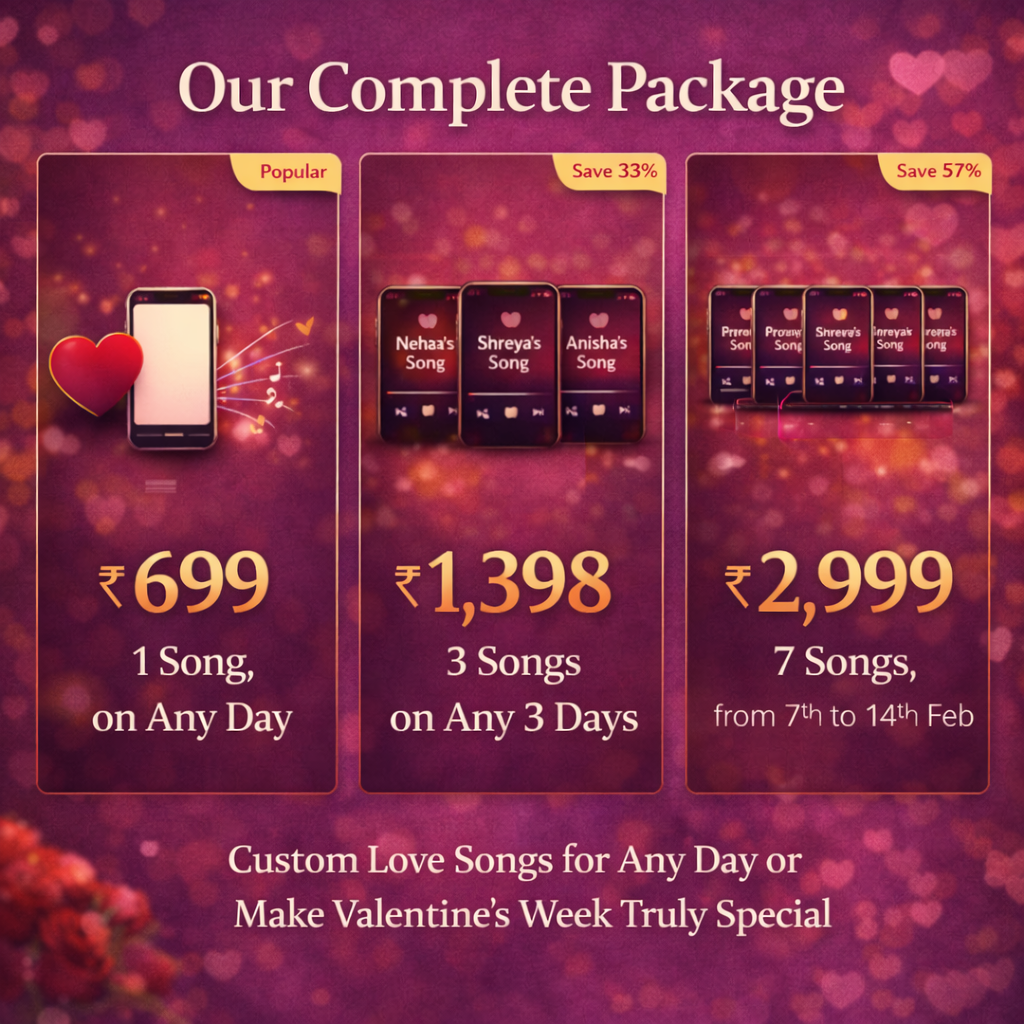 Personalised Love Song with Name – Valentine Special