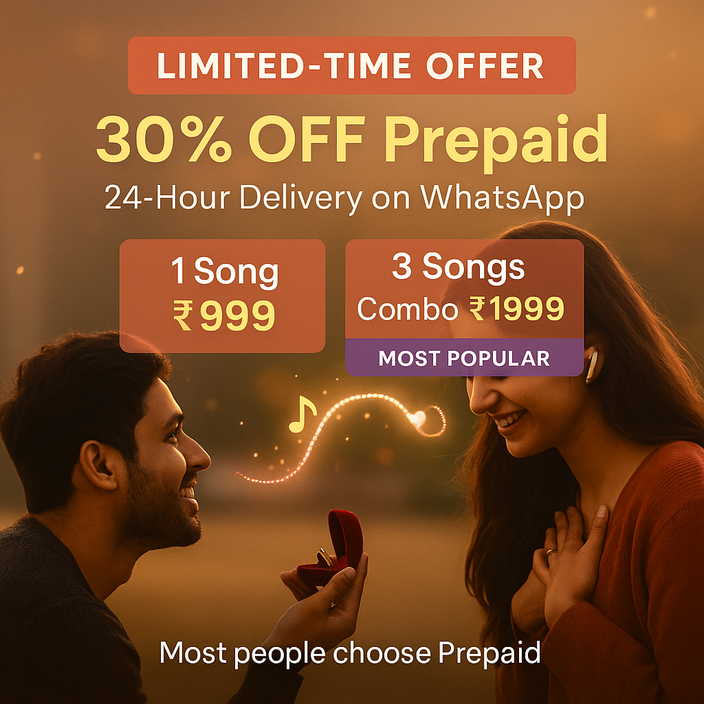 Personalised Proposal Song