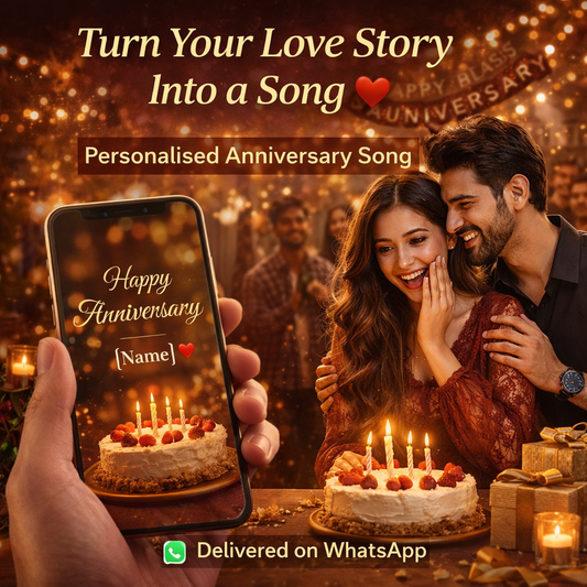 Personalized Anniversary Song | Custom Name & Love Story Music Gift