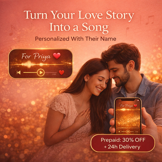 Personalized Anniversary Song | Custom Name & Love Story Music Gift
