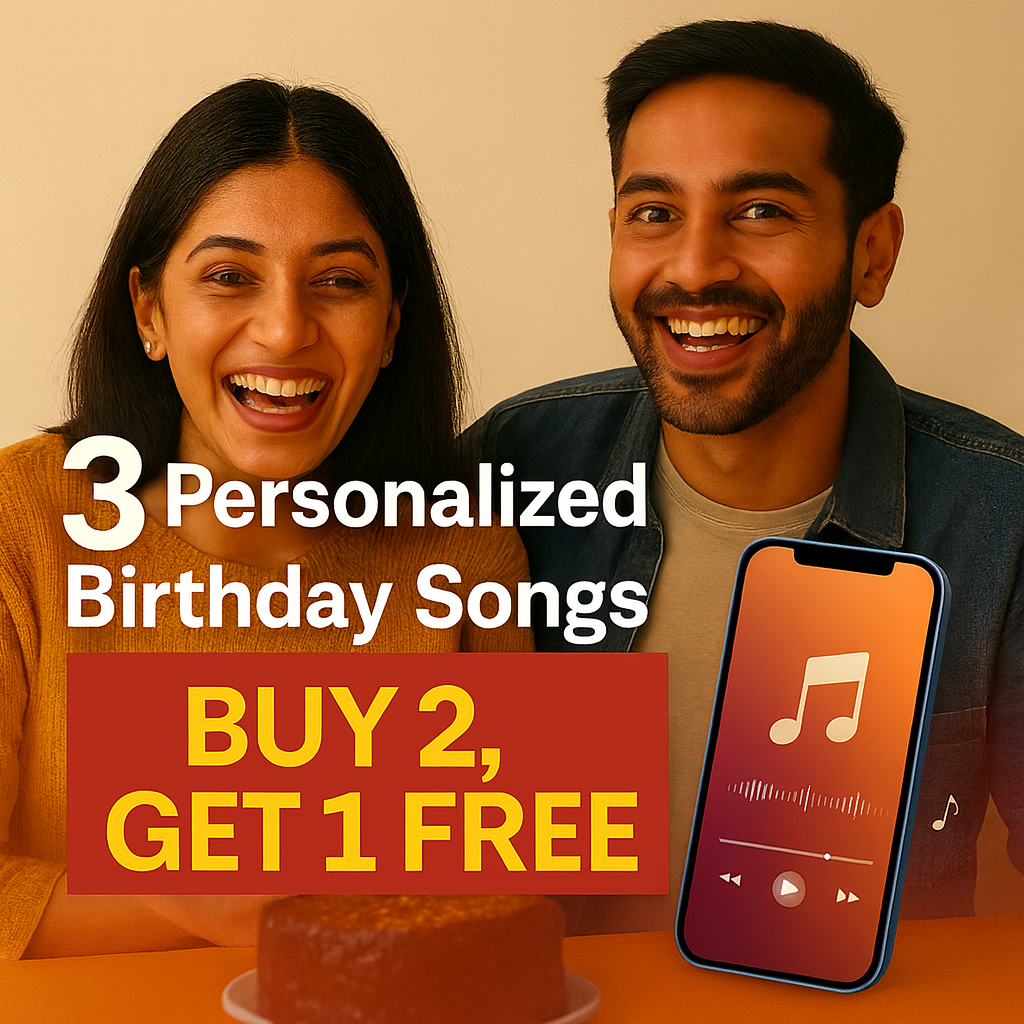 Personalized Birthday Song with Name & Story – Unique Gift for Loved one