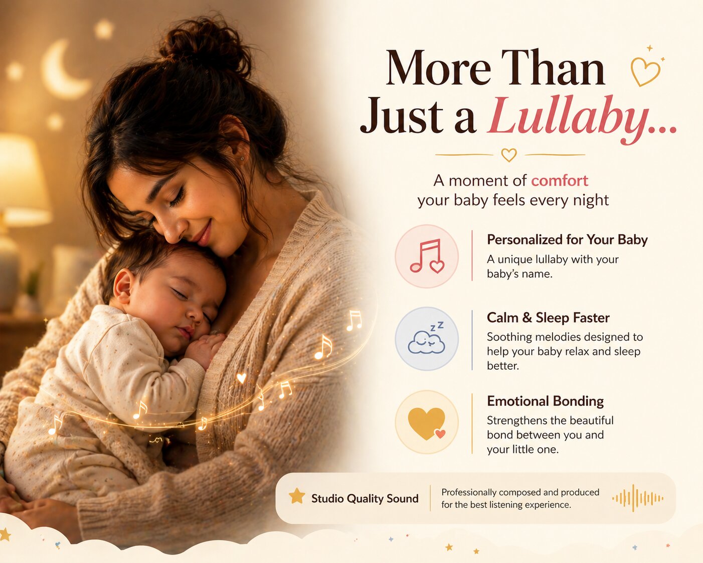 Personalised Baby Name Lullaby Song