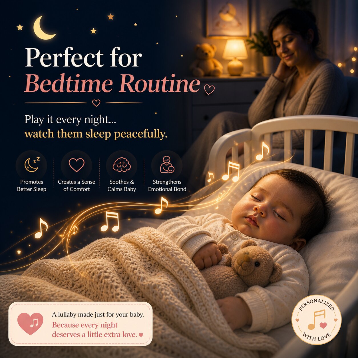 Personalised Baby Name Lullaby Song