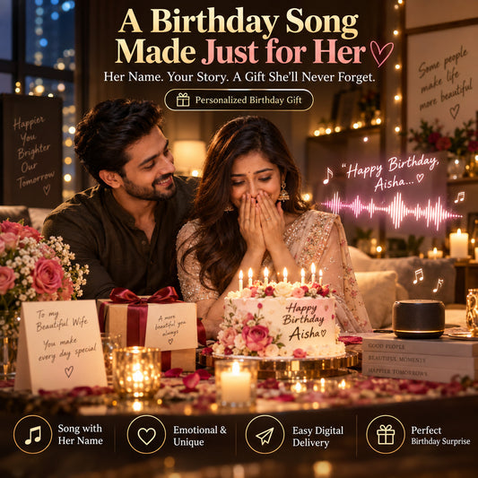 Personalized Birthday Song with Their Name & Story