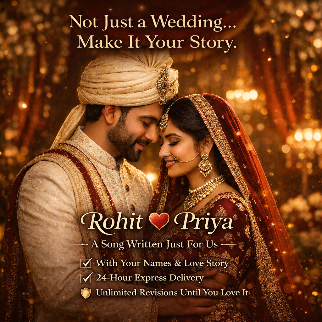 Personalized Wedding Song with Name & Story