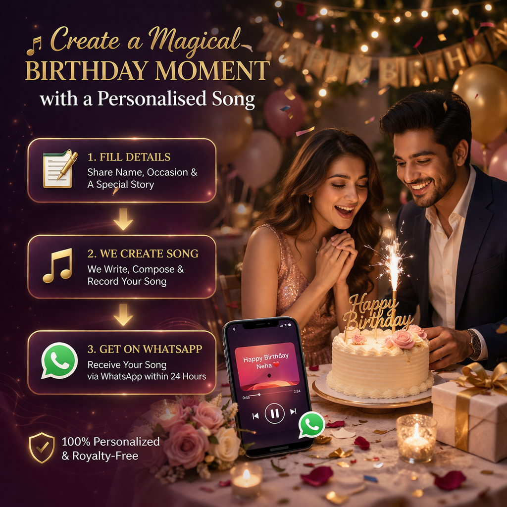 Personalized Birthday Song with Their Name & Story
