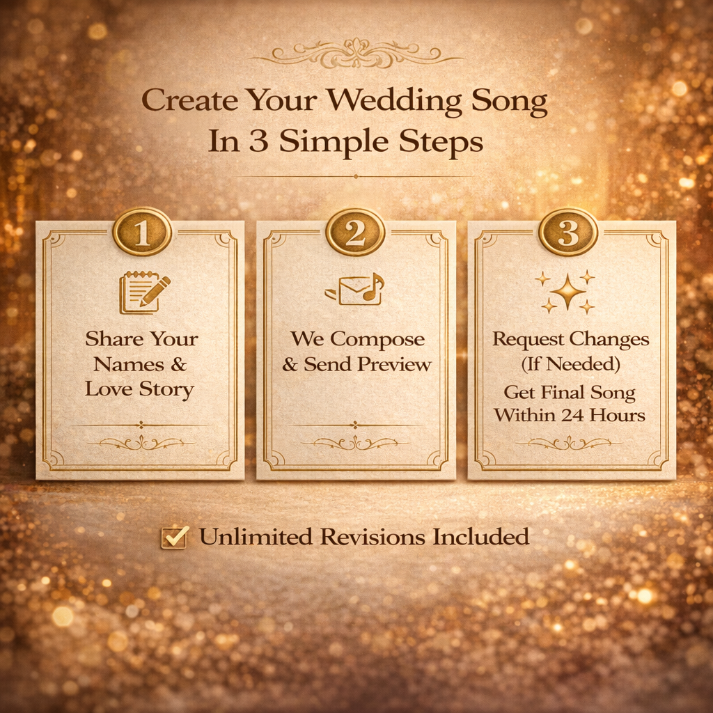 Personalized Wedding Song with Name & Story