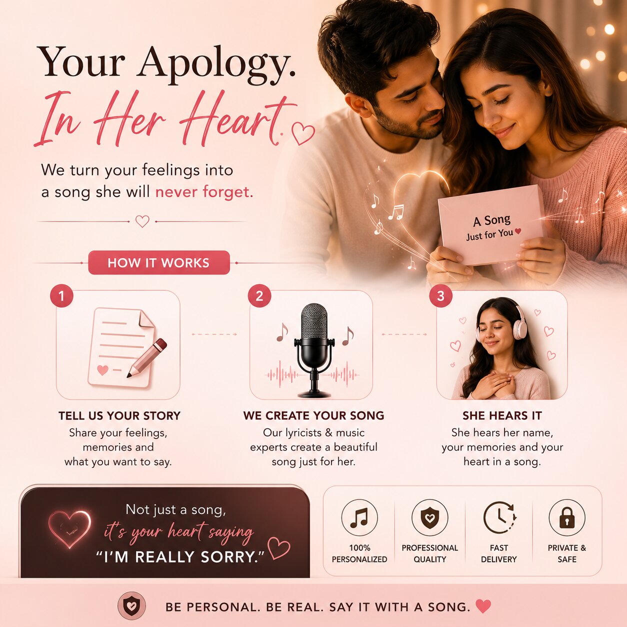 Apology Song Personalized – A Heartfelt Way to Say Sorry