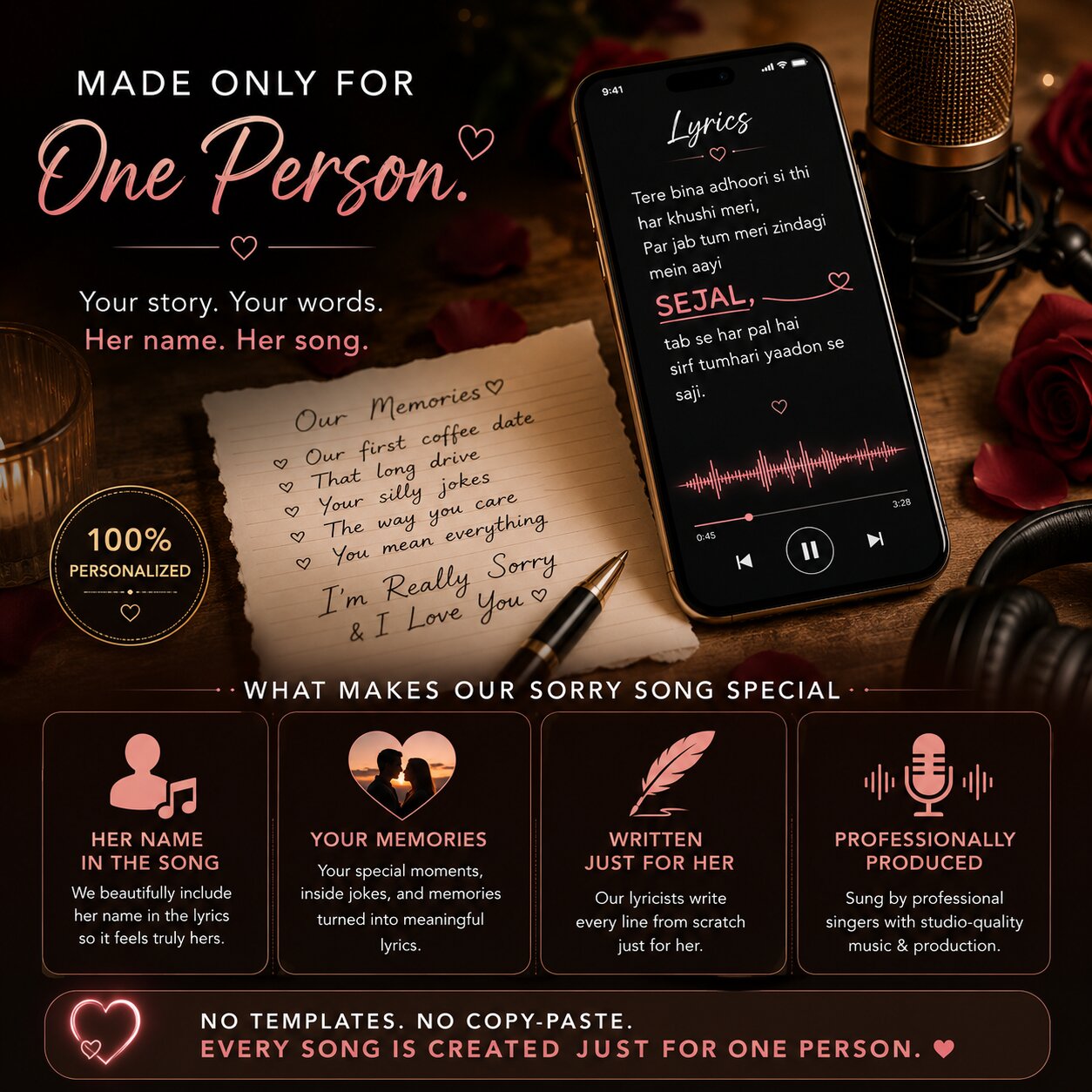 Apology Song Personalized – A Heartfelt Way to Say Sorry