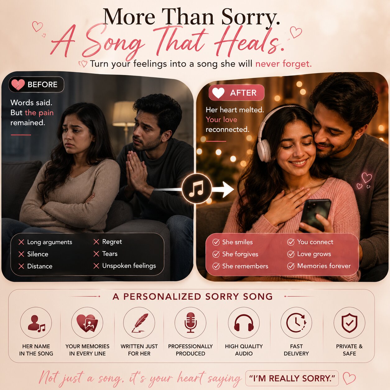 Apology Song Personalized – A Heartfelt Way to Say Sorry