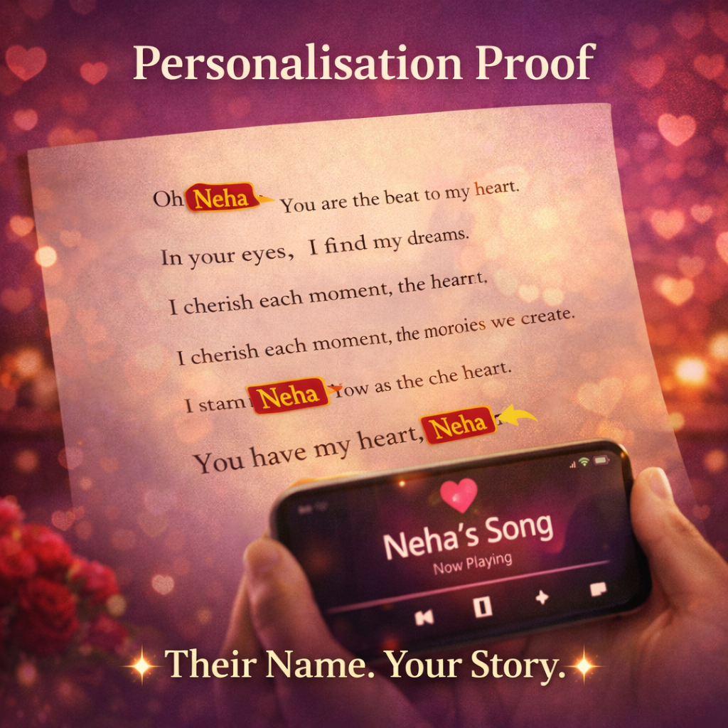 Personalised Love Song with Name – Valentine Special