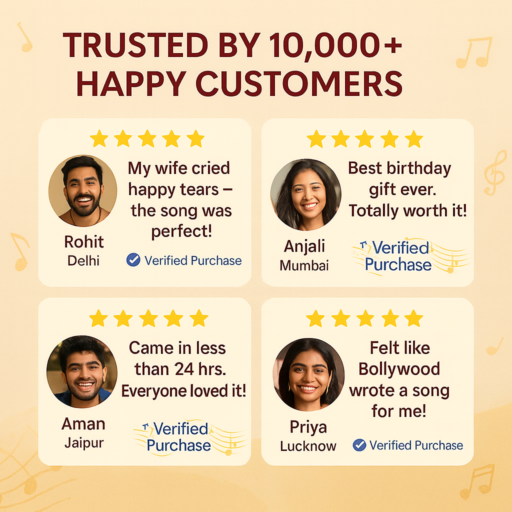 Personalized Birthday Song with Name & Story – Unique Gift for Loved one