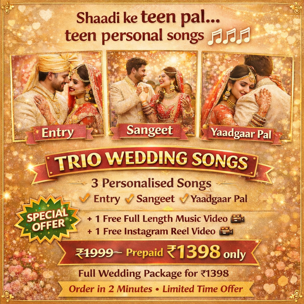 Personalized Wedding Song with Name & Story