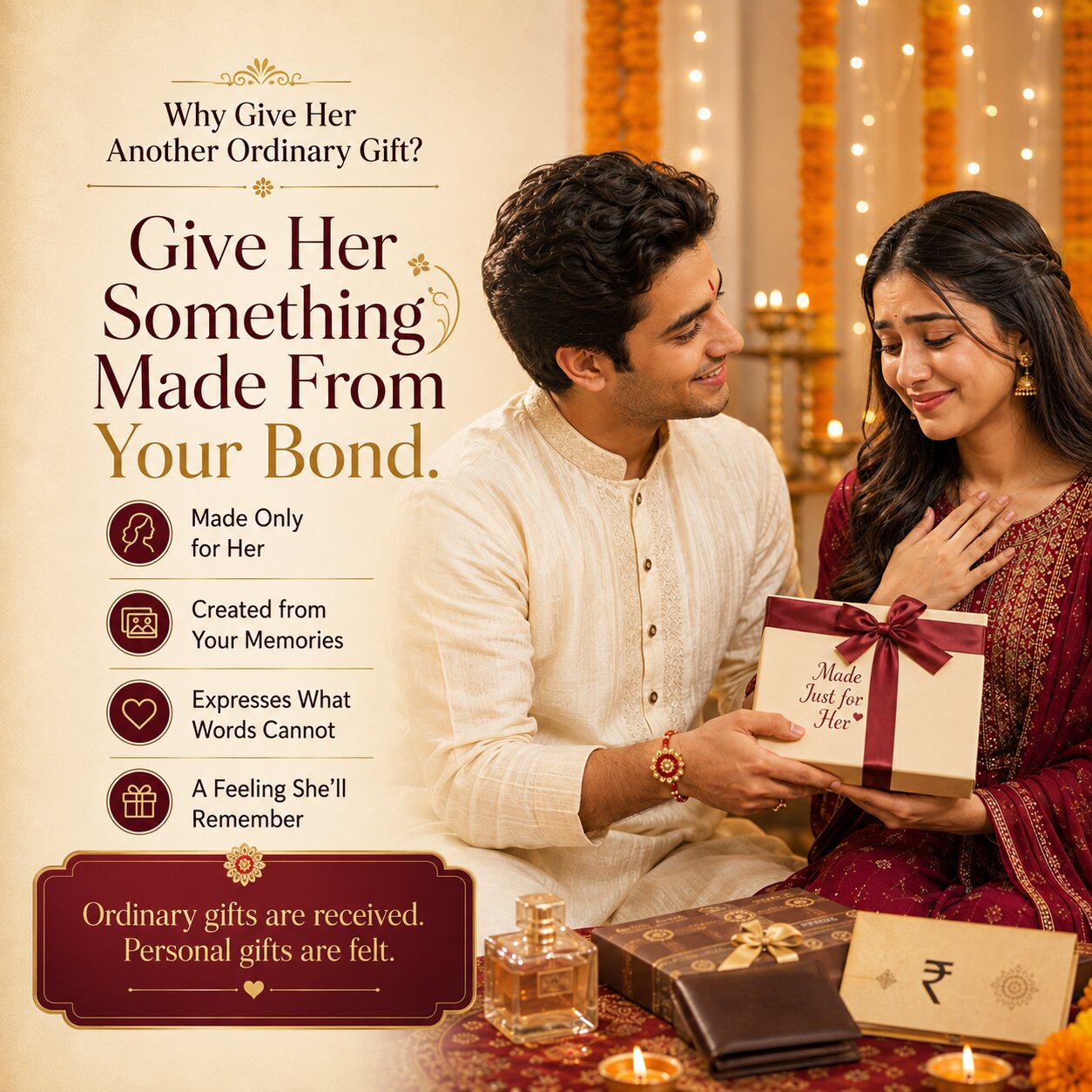 Personalized Rakhi Song Gift for Brother & Sister